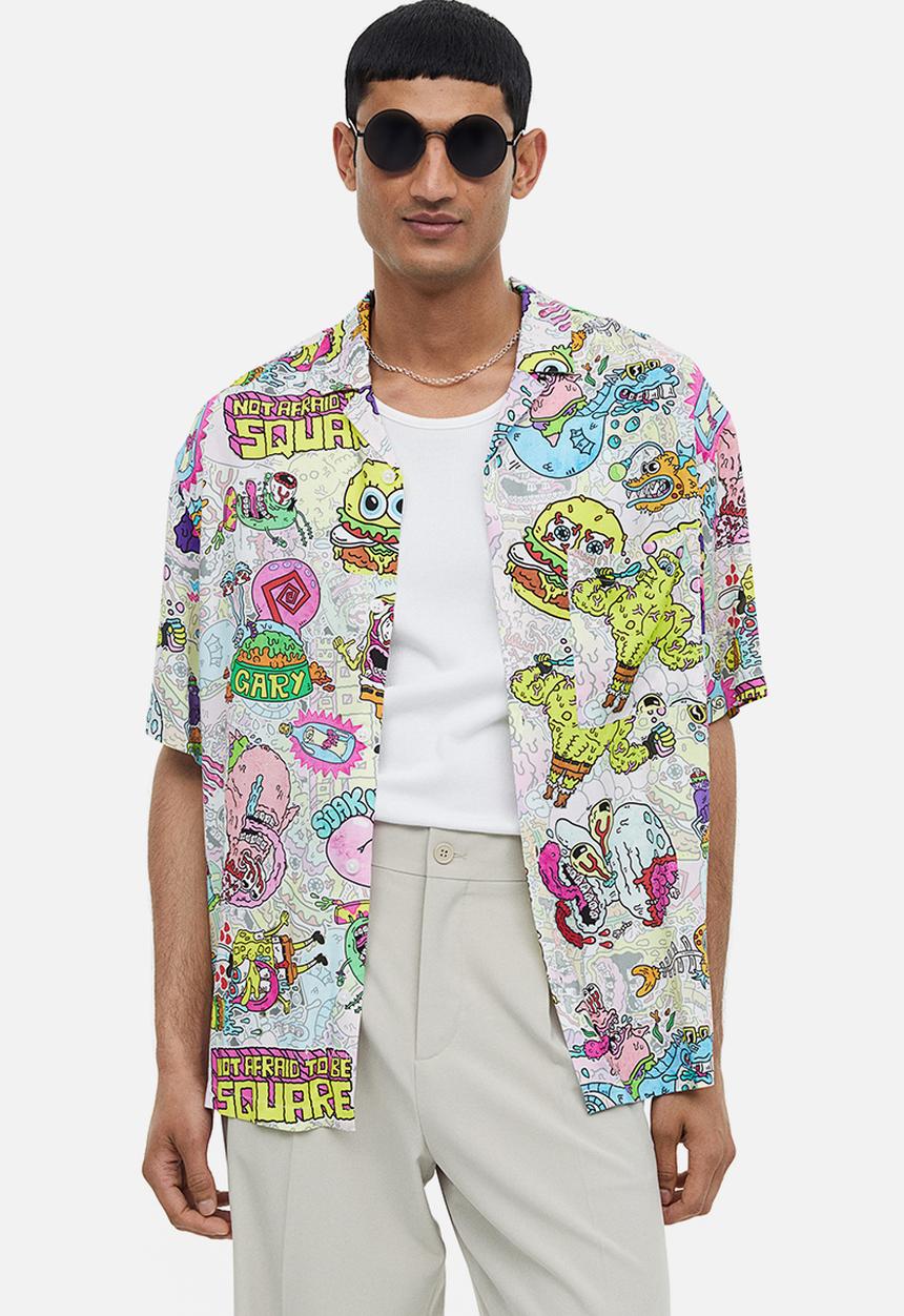 H&M - Relaxed fit patterned resort shirt - multi
