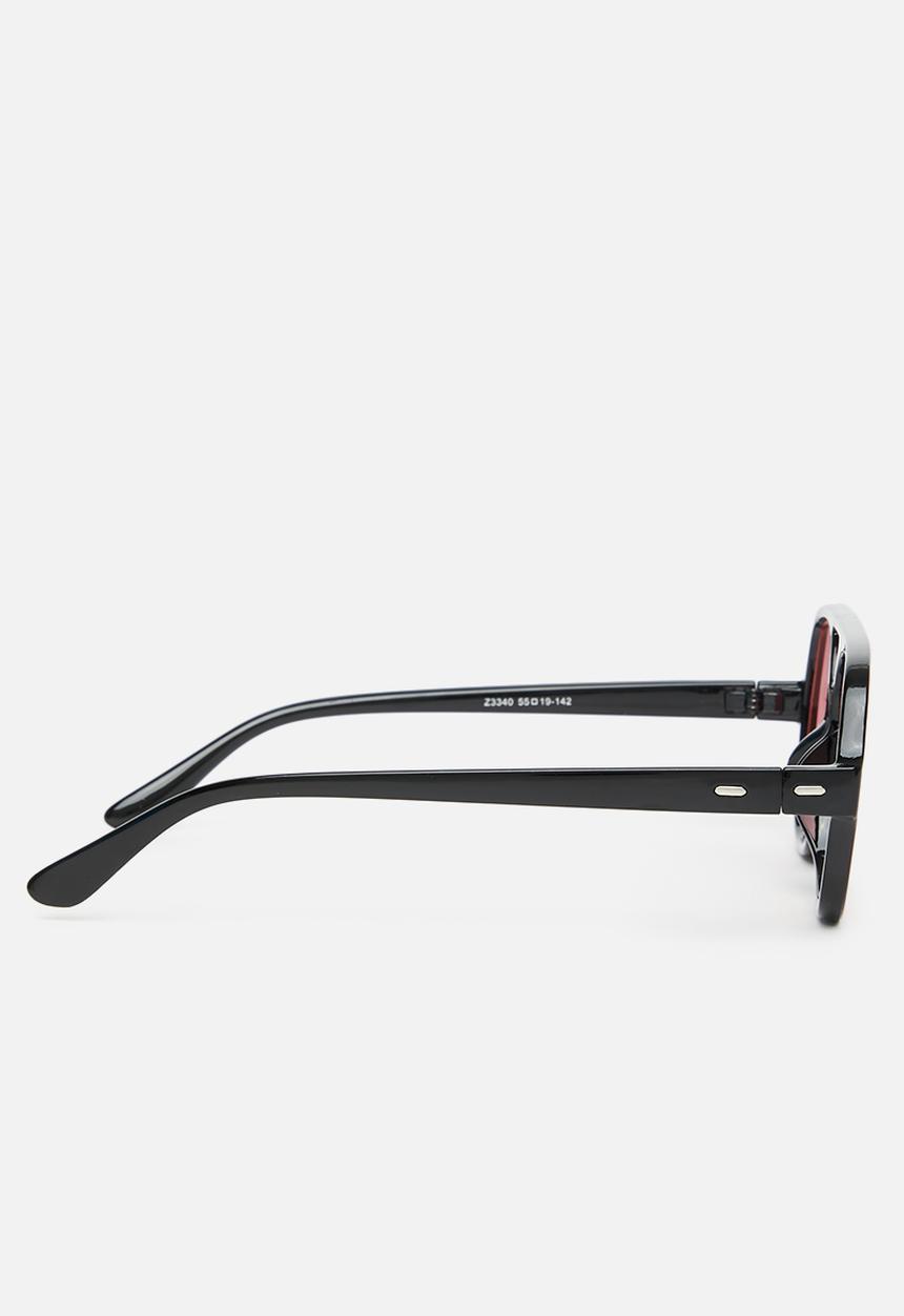 Superbalist - Wyatt avaitor sunglases - black & pink