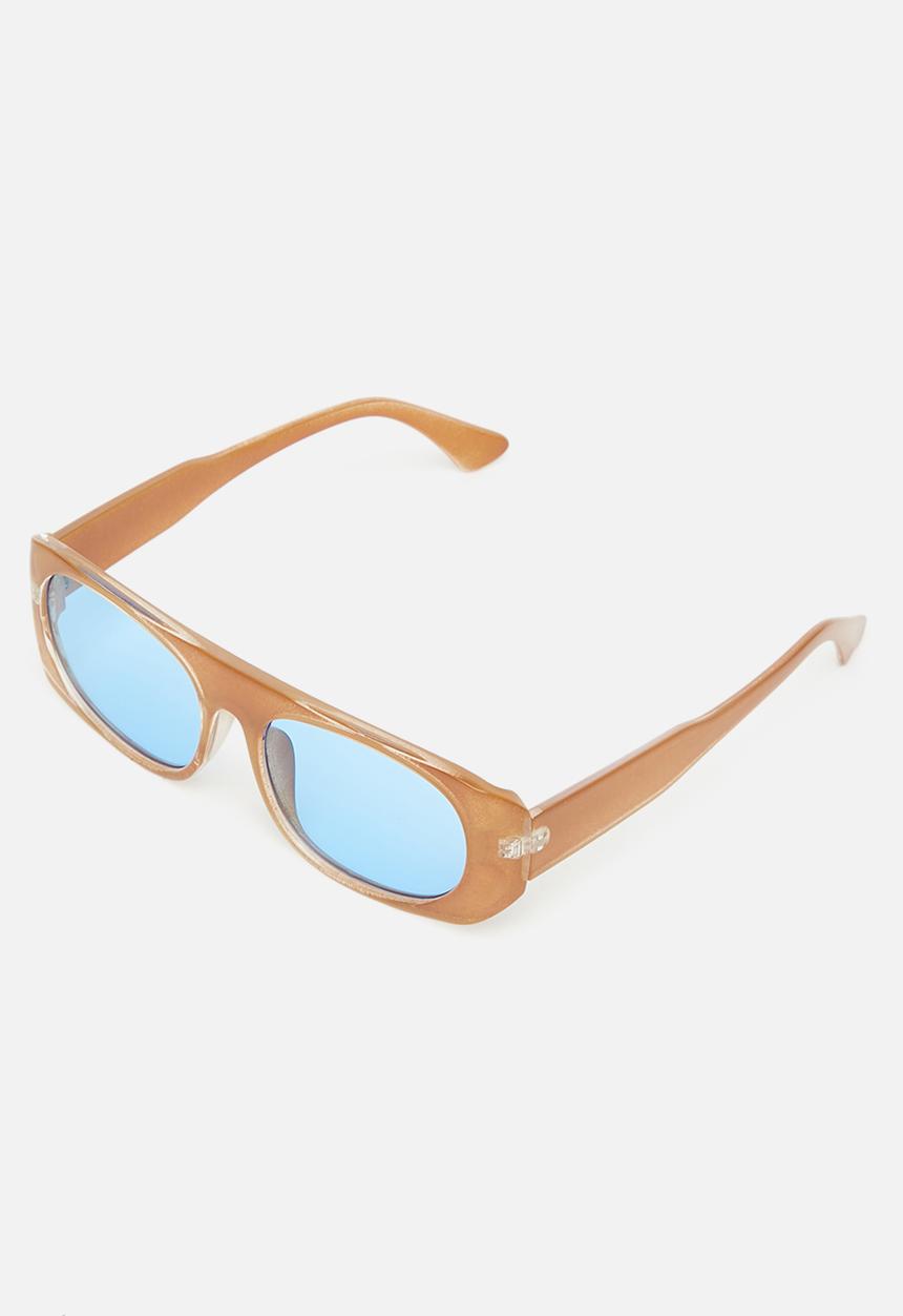 Superbalist - Frankie aviator sunglasses - orange & blue