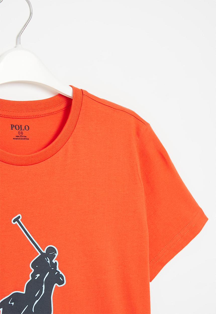 POLO - Boys cameron printed tee - sunset