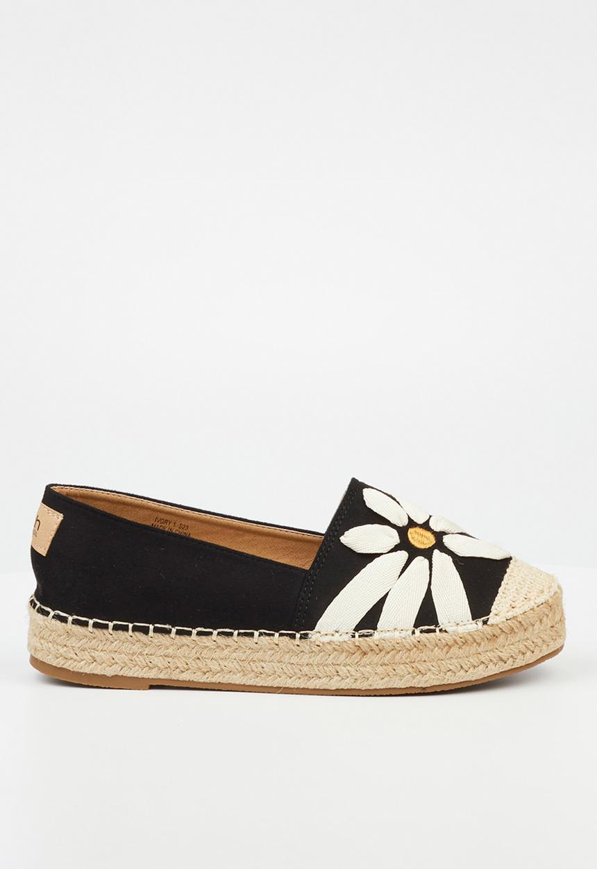 Viabeach - Ivory 1 espadrille - black