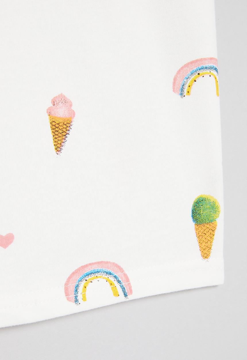 Pop Candy - Girls short sleeve tee - white