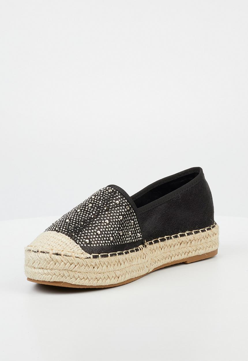 Viabeach - Ivory 2 espadrille - black