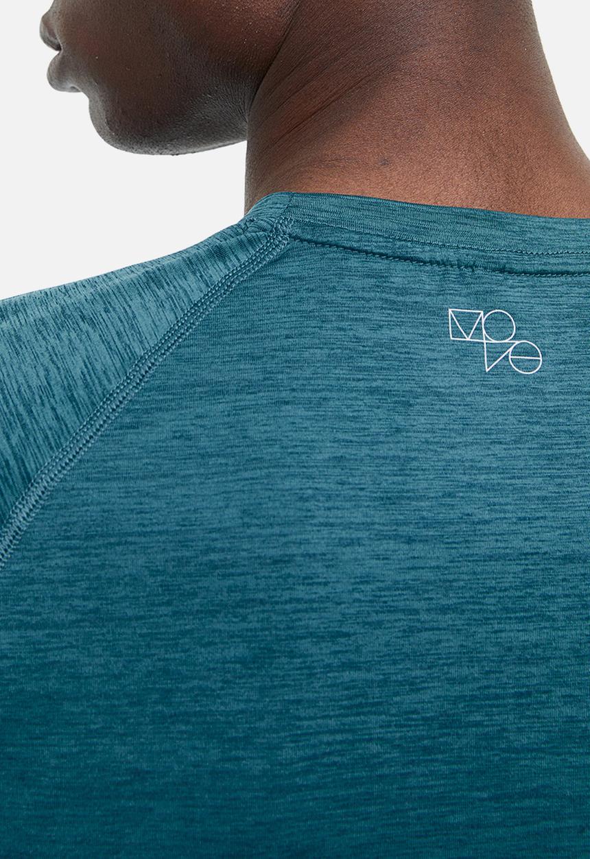 H&M - Drymove™ sports top - dark turquoise marl