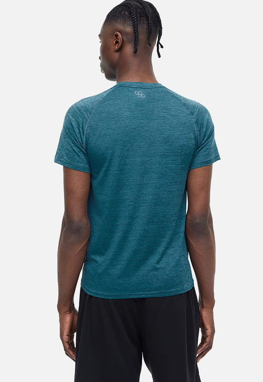 H&M - Drymove™ sports top - dark turquoise marl