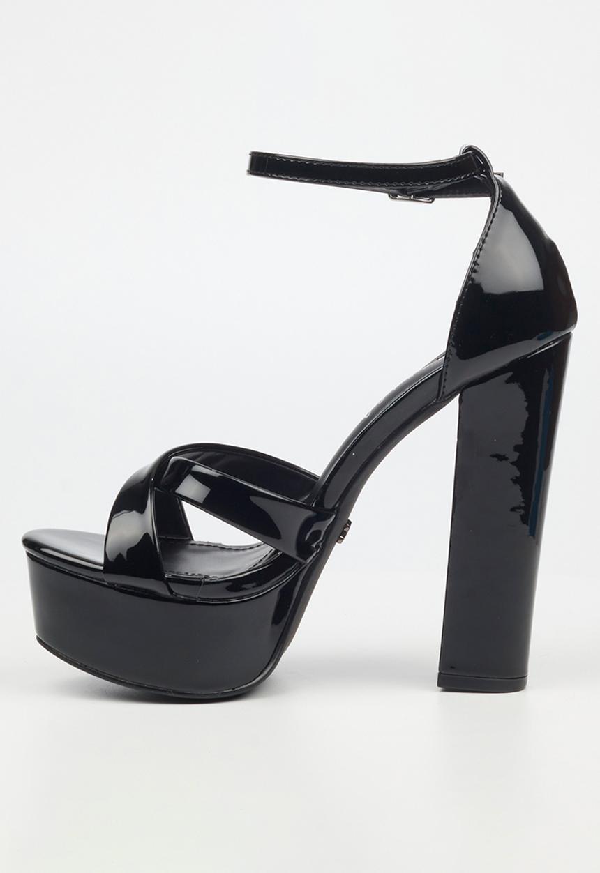 Rock & Co - Monsoon 5 platform heel - black