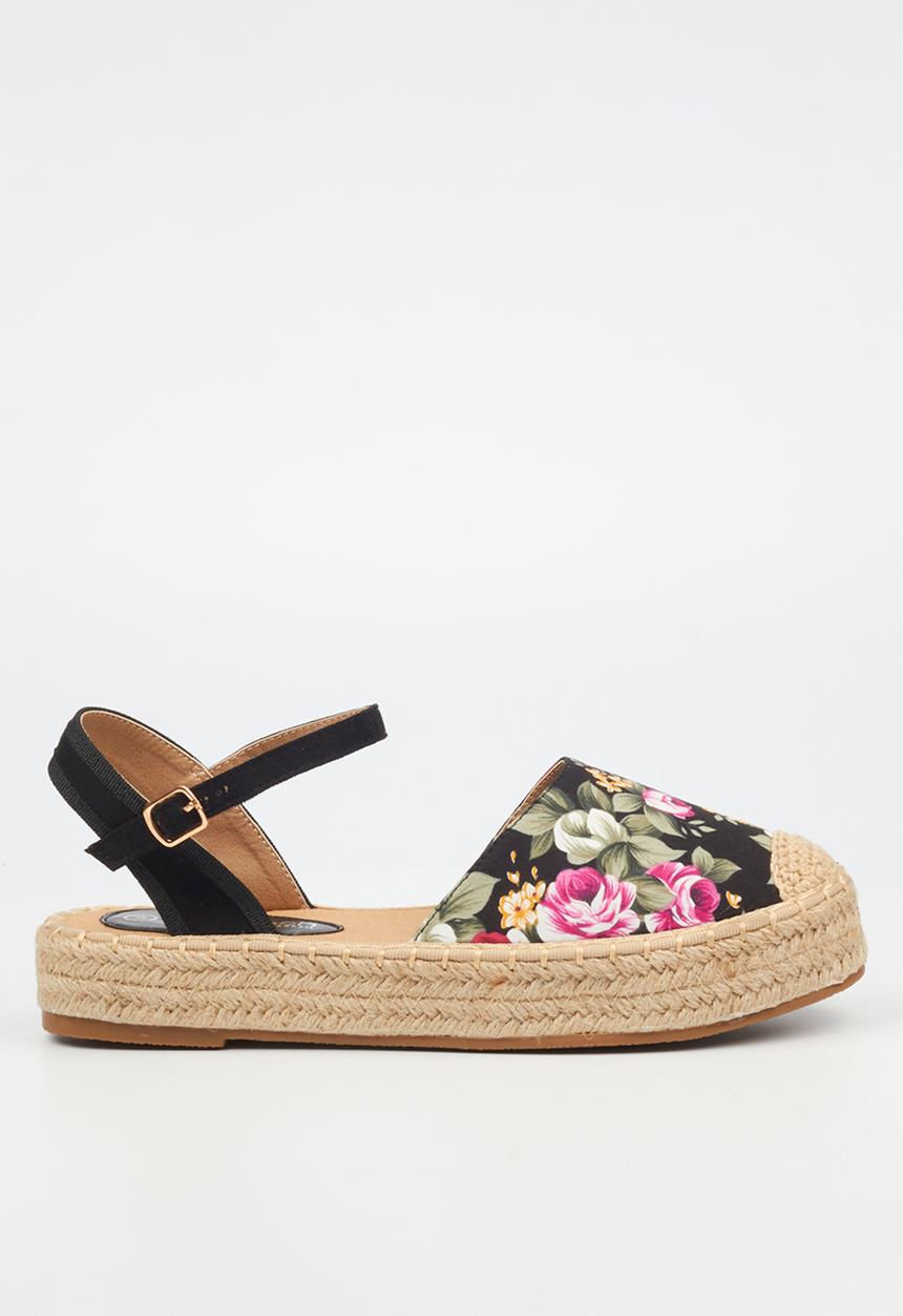 Viabeach - Ivory 5 espadrille - black combo
