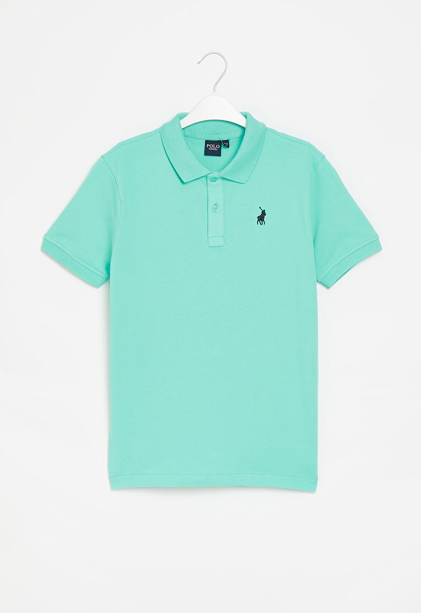 POLO - Boys austin short sleeve golfer - turquoise