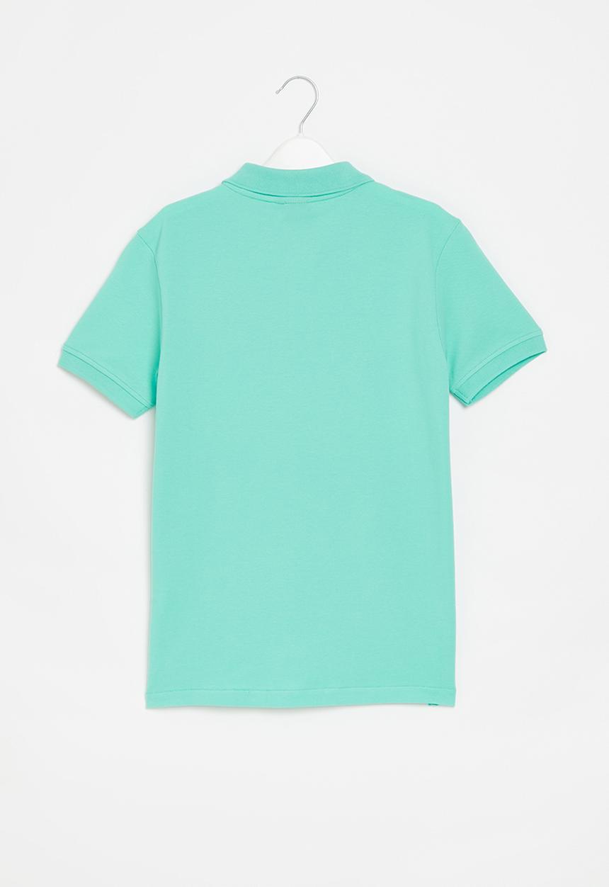 POLO - Boys austin short sleeve golfer - turquoise