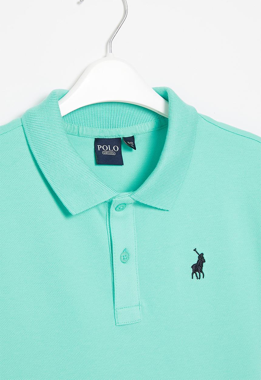 POLO - Boys austin short sleeve golfer - turquoise