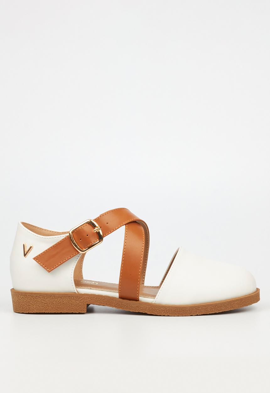 Viabeach - Vespa 12 slip-on - white combo