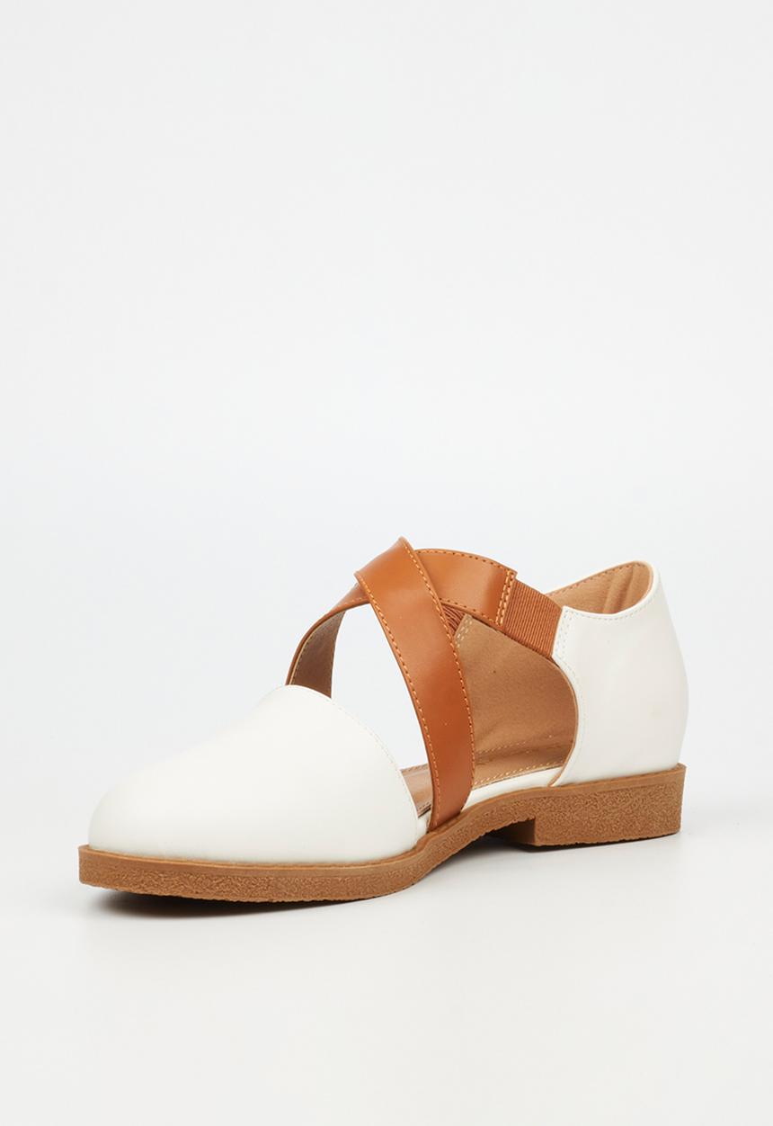 Viabeach - Vespa 12 slip-on - white combo