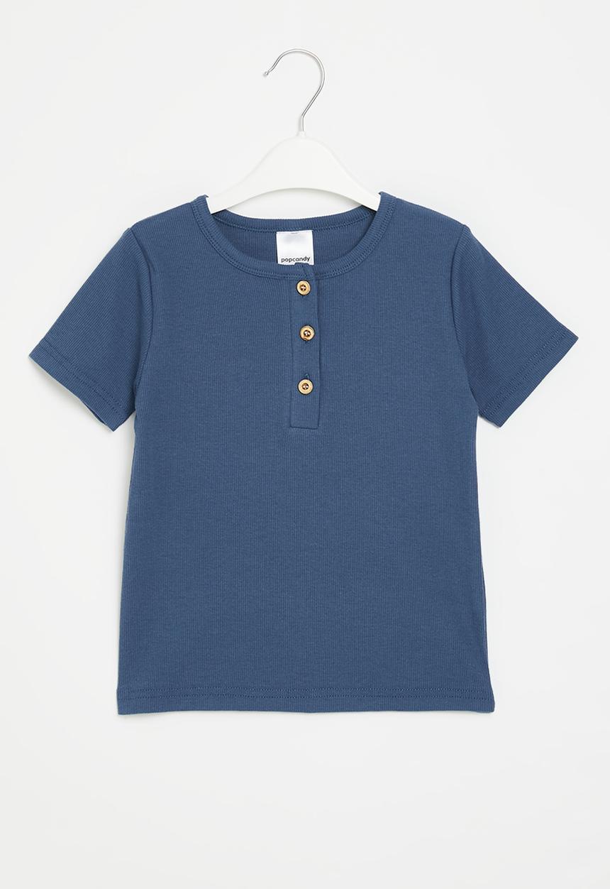 Pop Candy - Boys henley shirt - navy