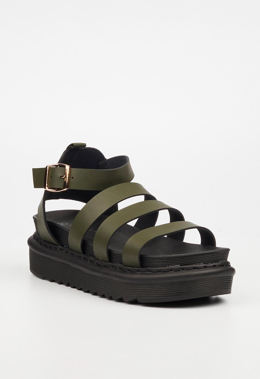 Rock & Co - Rouge 4 flatform - olive