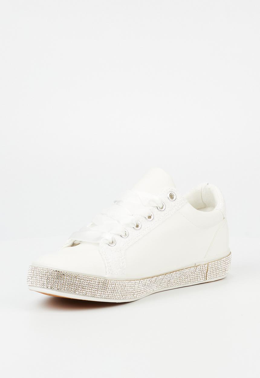 Miss Black - Sparkle 4 sneaker - white