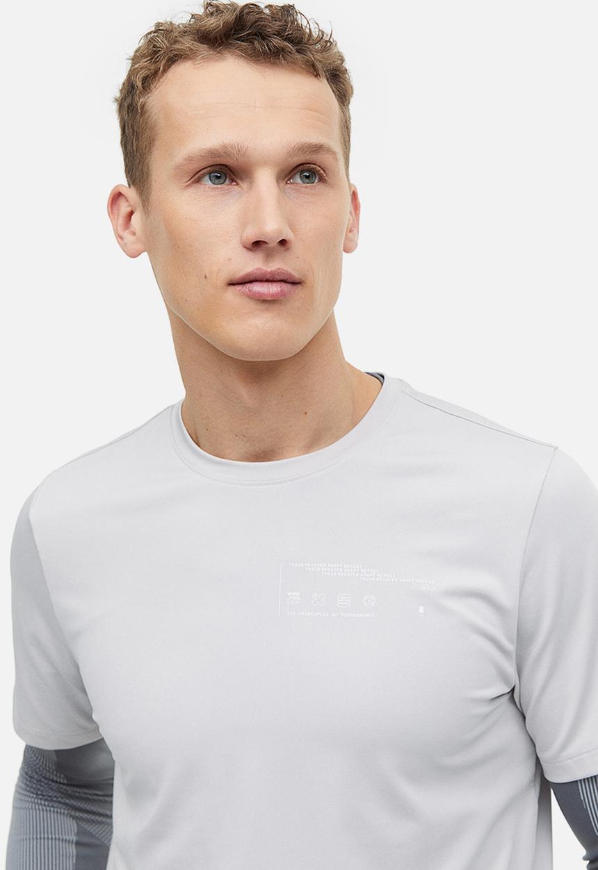H&M - Drymove™ sports top - light grey