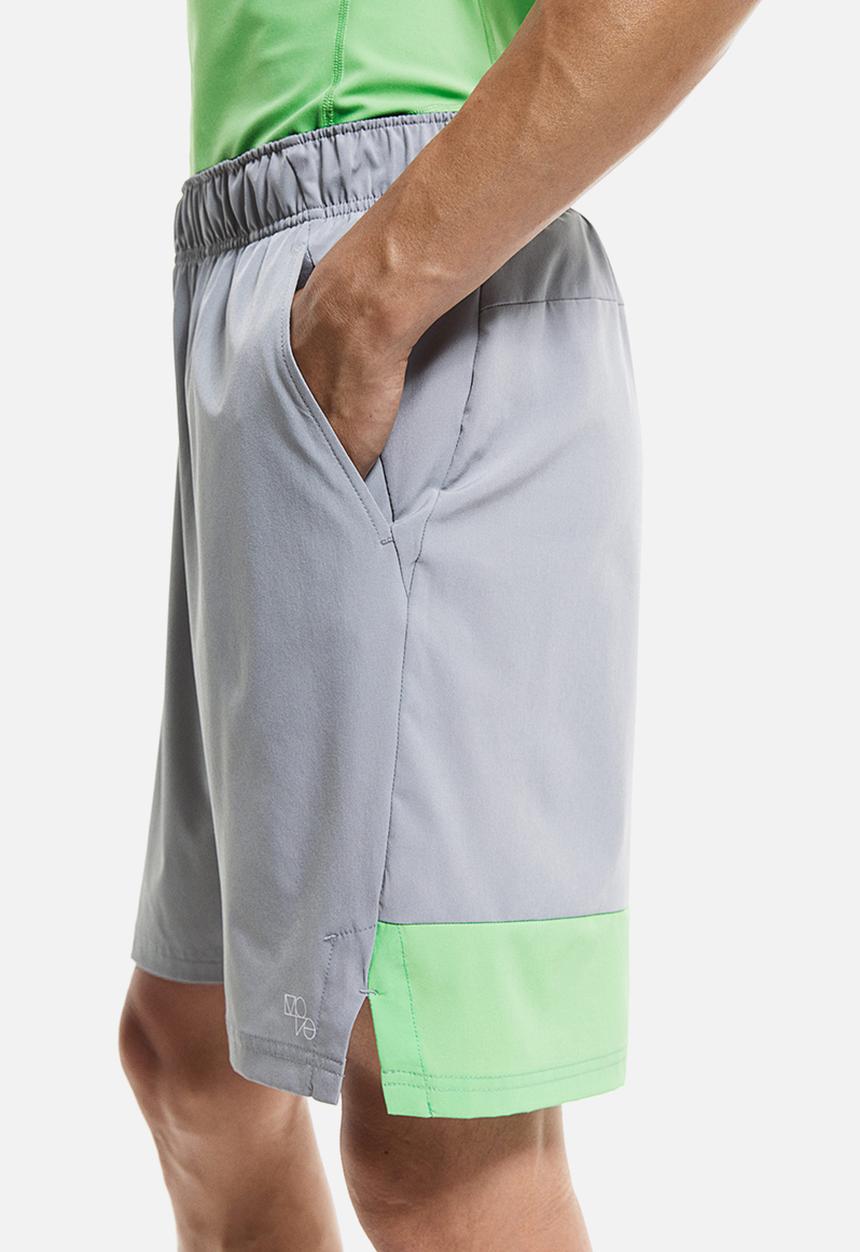 H&M - Drymove™ sports shorts - grey & light green