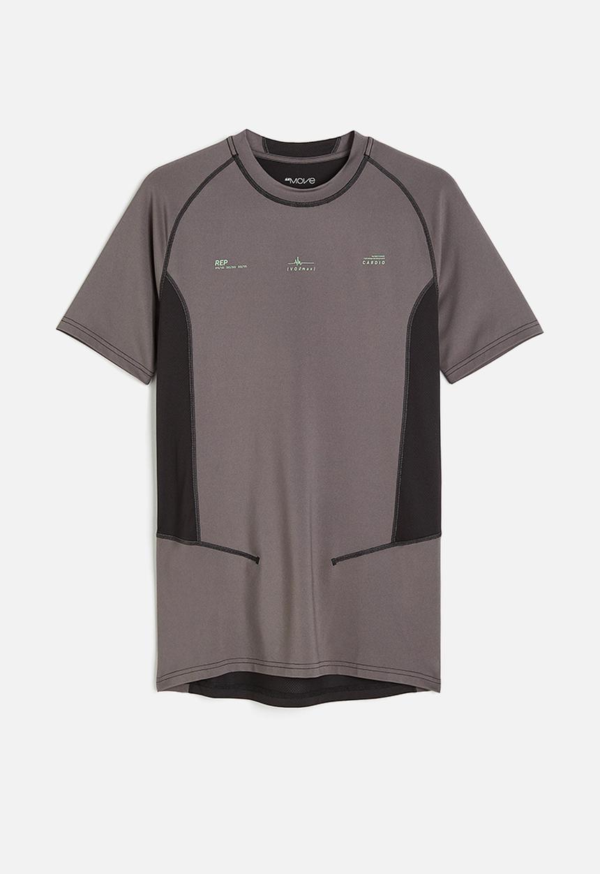 H&M - Drymove™ sports t-shirt - dark grey