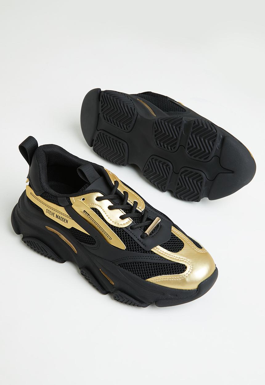 Steve Madden - Possession-e sneaker - black & gold