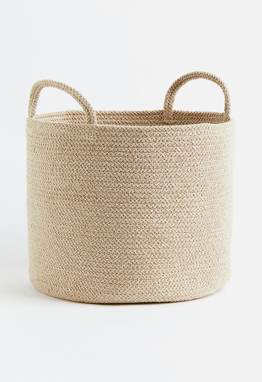 H&M - Cotton storage basket - beige
