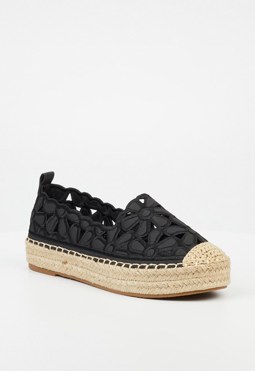 Viabeach - Ivory 4 espadrille - black