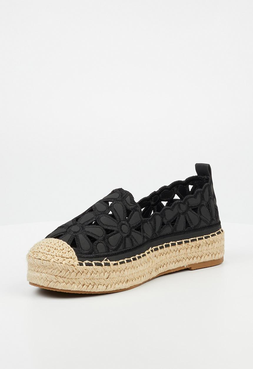 Viabeach - Ivory 4 espadrille - black