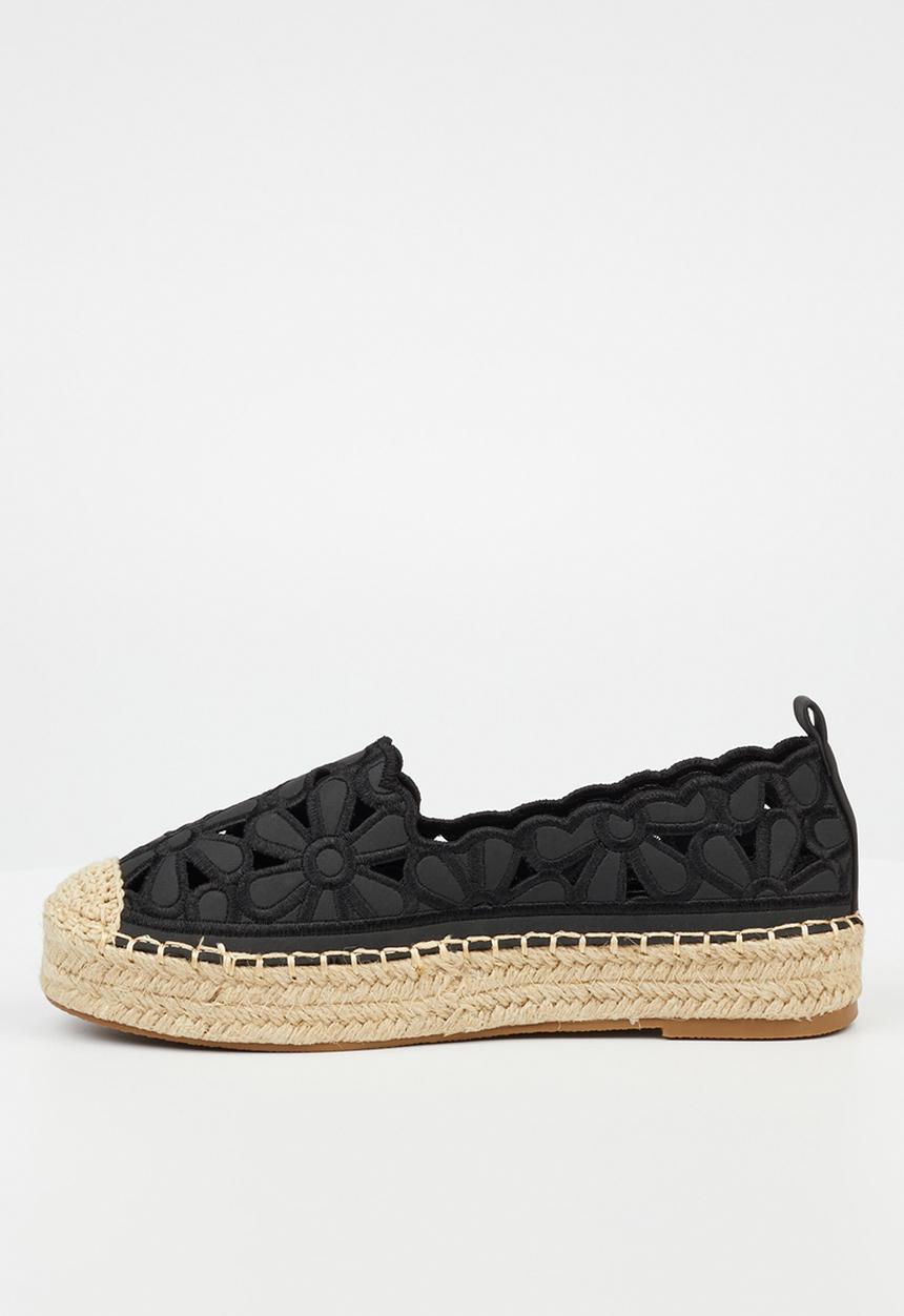 Viabeach - Ivory 4 espadrille - black