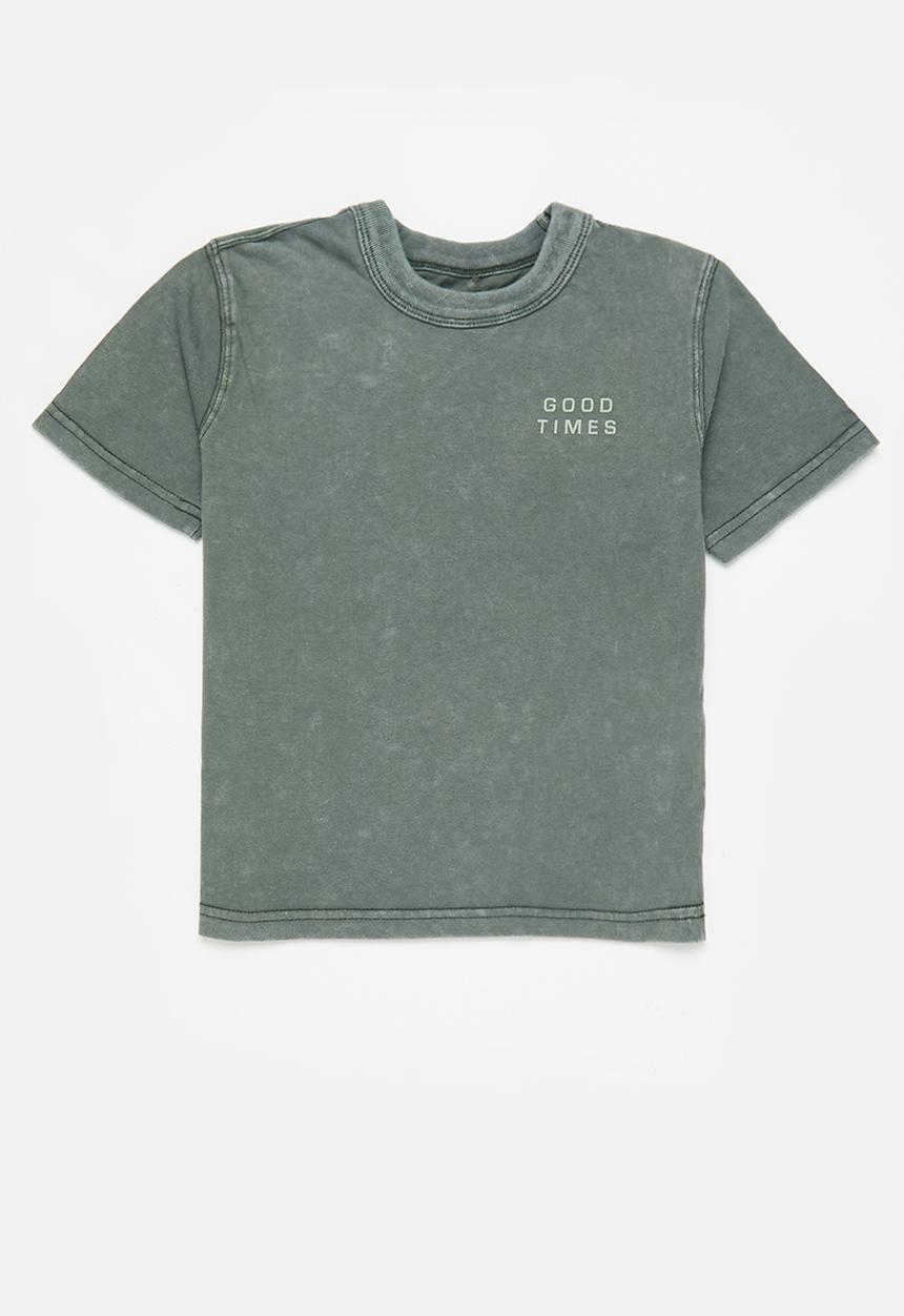 Cotton On - Multipack short sleeve print tee two pack - good times/mamas boy