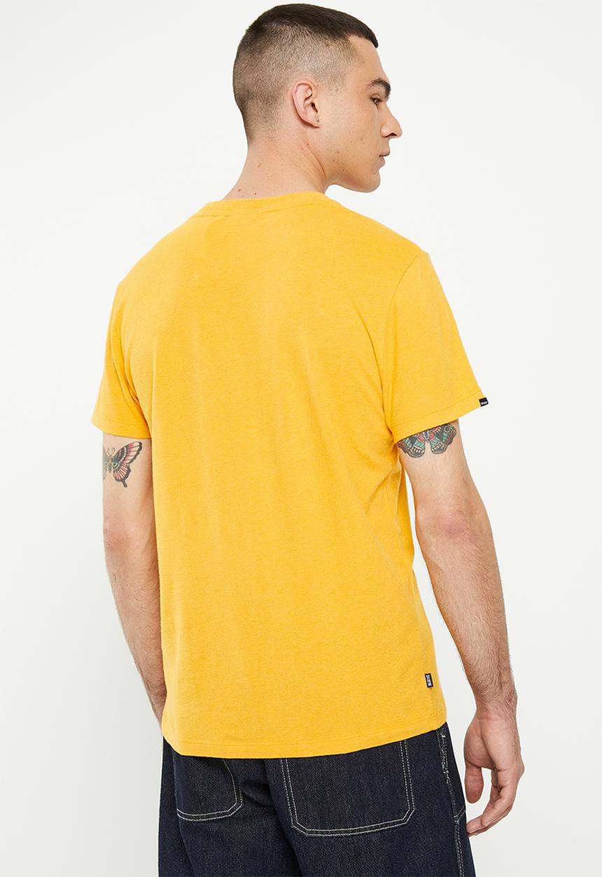 Superdry. - Vintage logo emb tee - tumeric marl