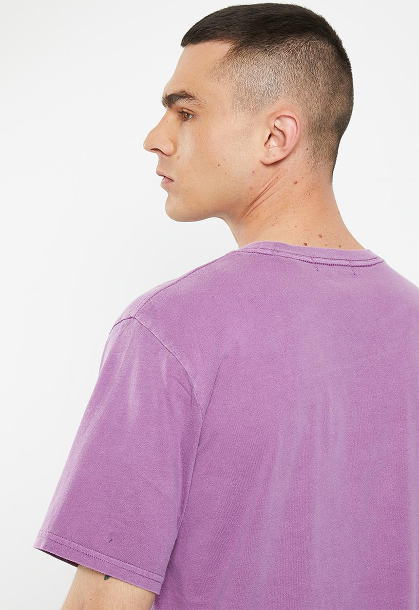 Superdry. - Vintage mark tee - grape jam purple