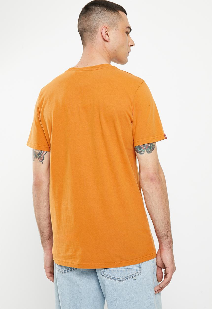 Superdry. - Vintage vl neon tee - sudan brown