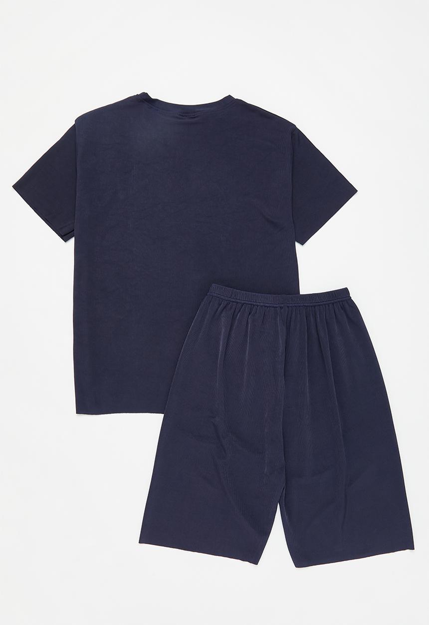 Pop Candy - Boys short sleeve pj set - navy