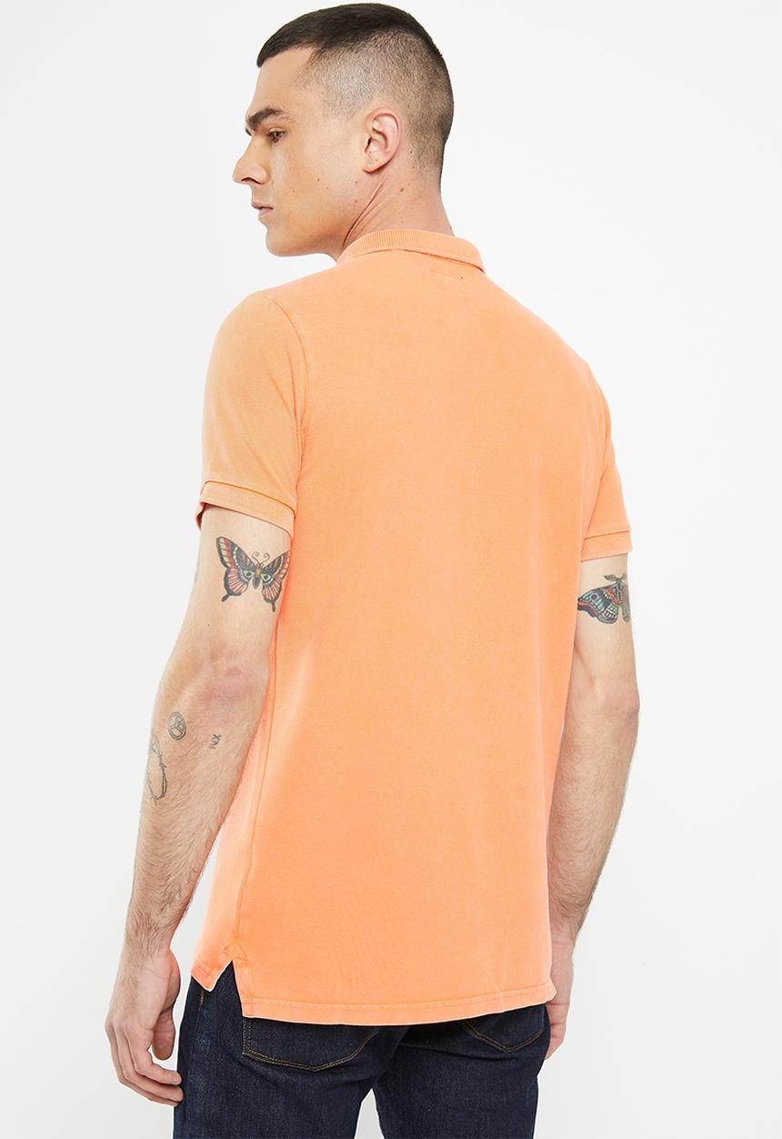 Superdry. - Vint destroy polo - jaffa