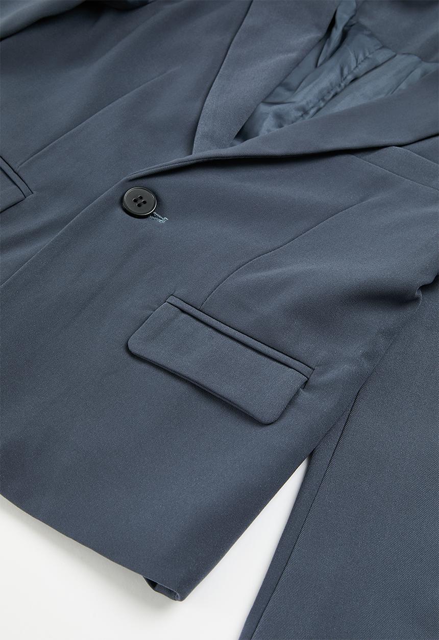 Pop Candy - Boys 2piece suit - blue & grey
