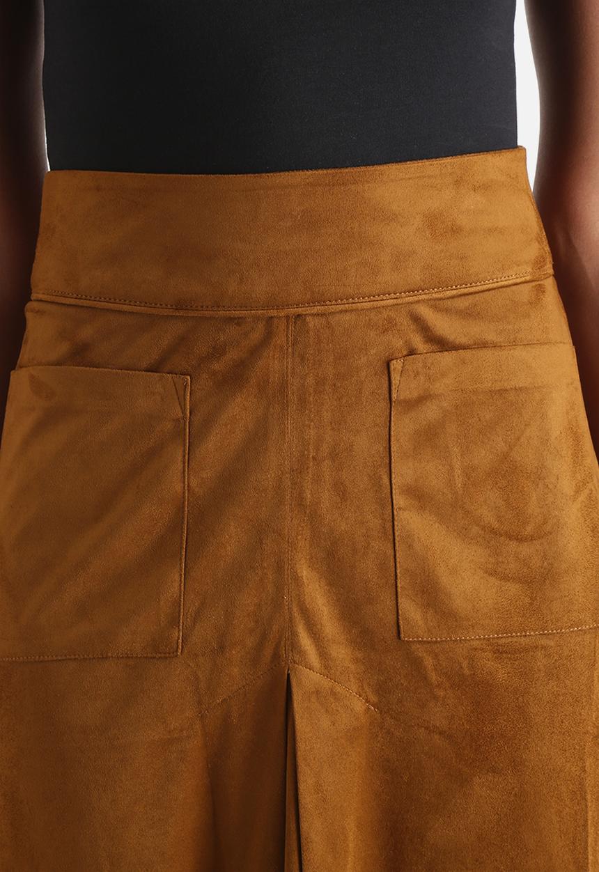Influence. - Suede A-Line Skirt 
