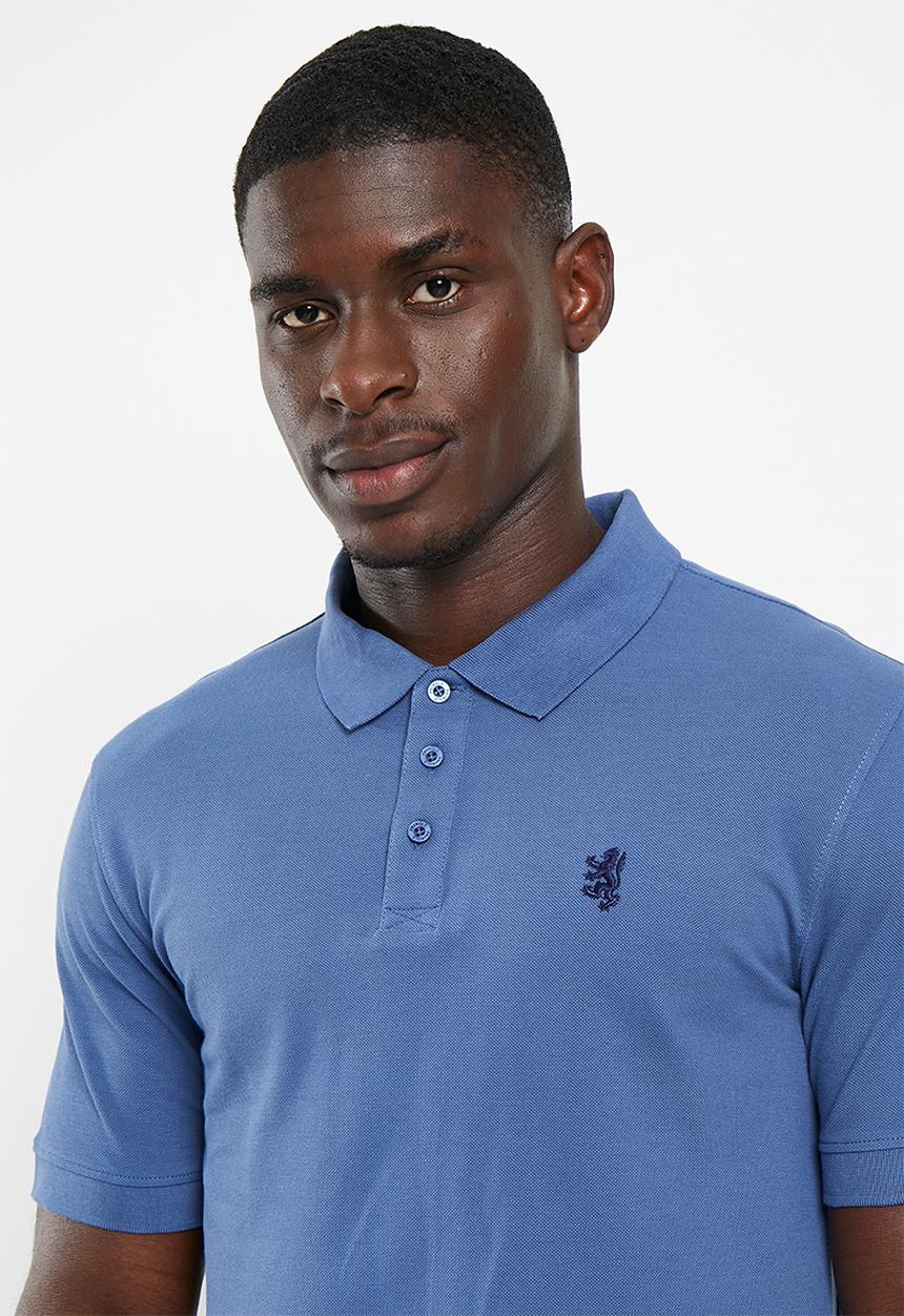 Pringle of Scotland - Jack golfer - mid blue