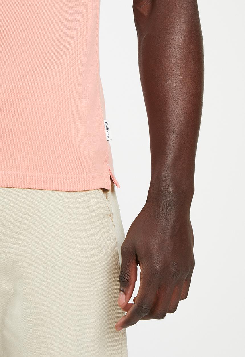 Ben Sherman - Ben polo short sleeve - lt pink
