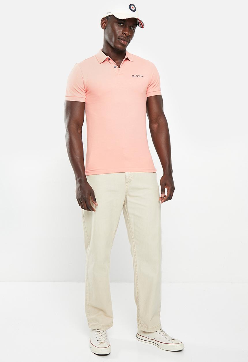 Ben Sherman - Ben polo short sleeve - lt pink