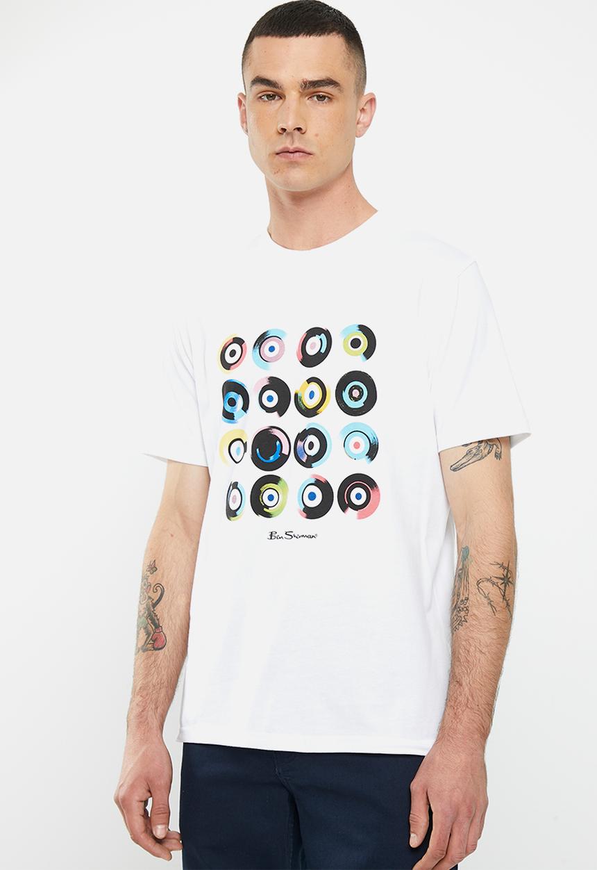 Ben Sherman - target art tee-shirt - white