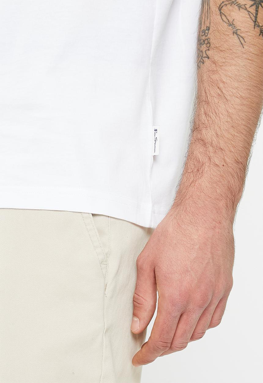 Ben Sherman - Bs mat tee-shirt - white