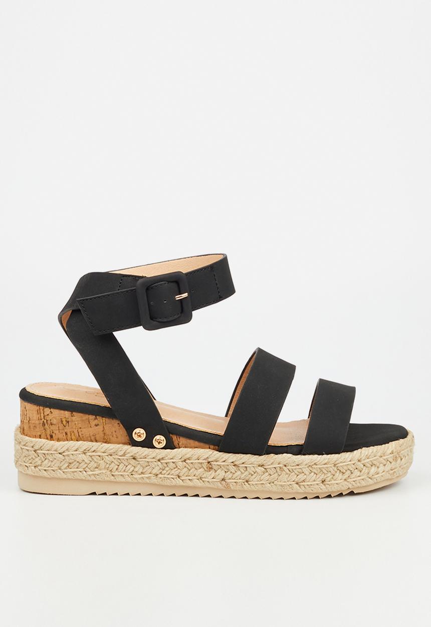 Miss Black - Steffi 2 wedge heel - black