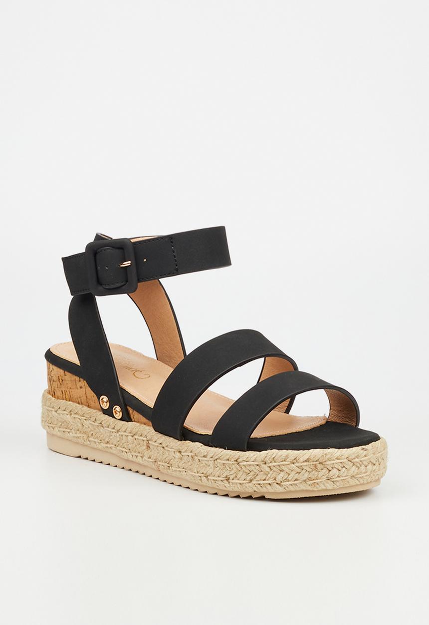 Miss Black - Steffi 2 wedge heel - black