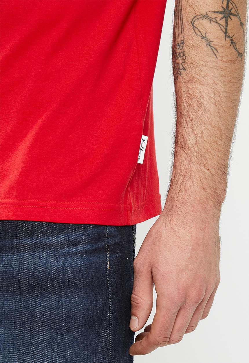 Ben Sherman - Target art tee-shirt - red