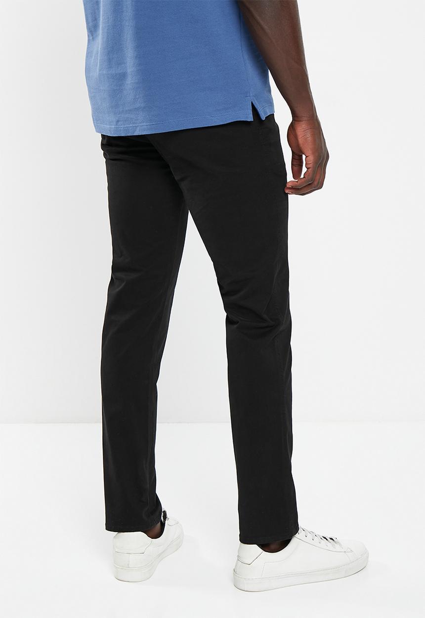 Pringle of Scotland - Jorge tailored fit chinos - black