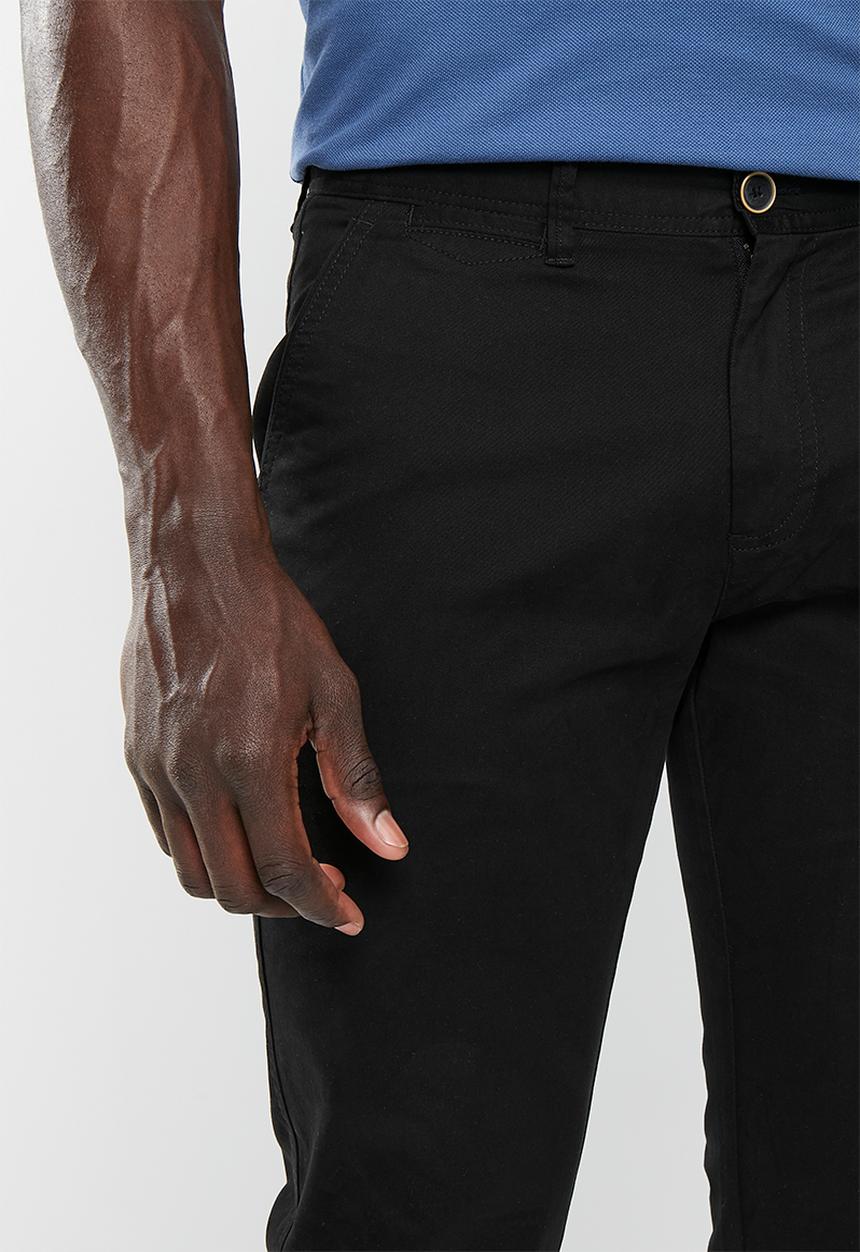 Pringle of Scotland - Jorge tailored fit chinos - black