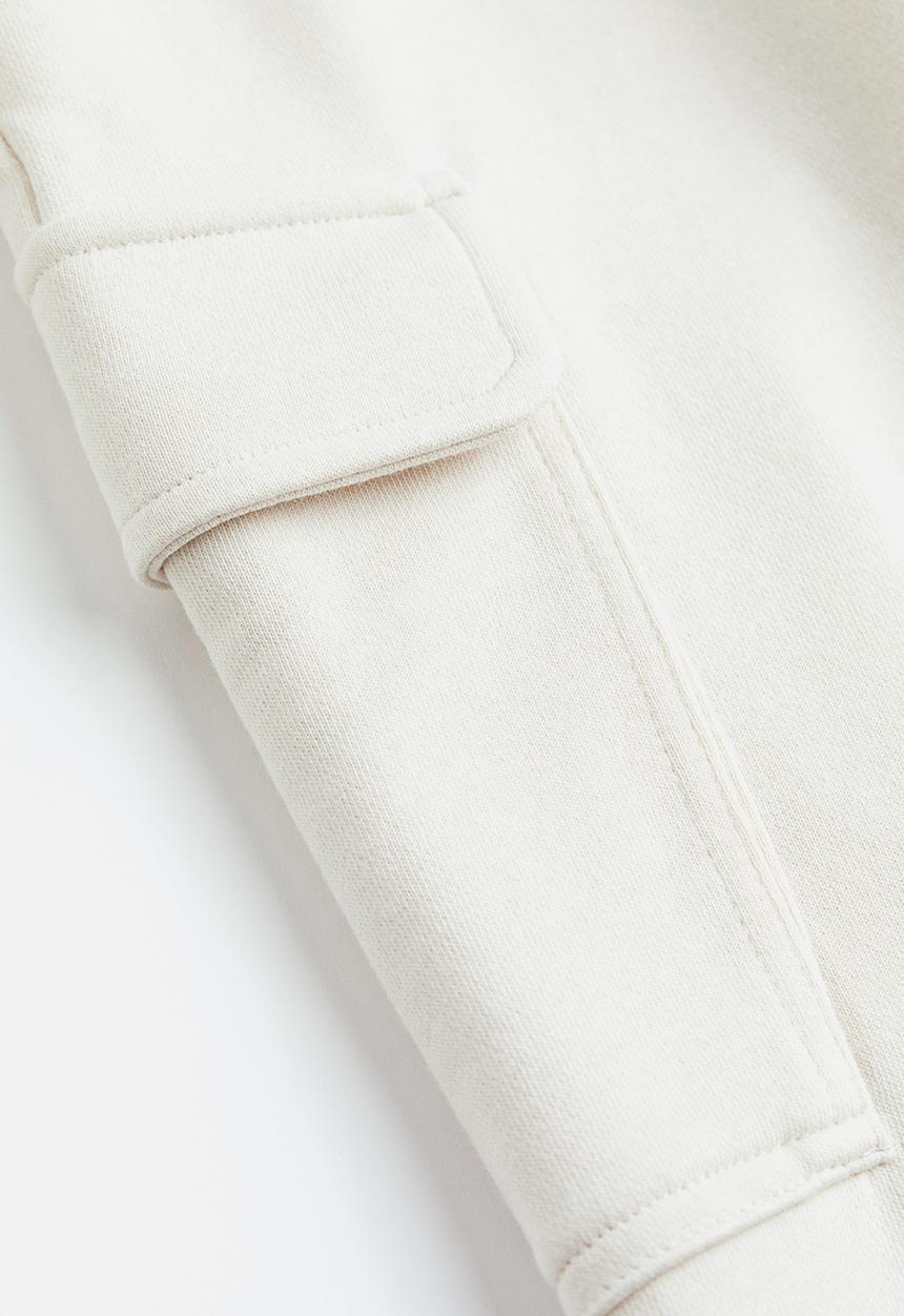H&M - Cargo joggers - light beige