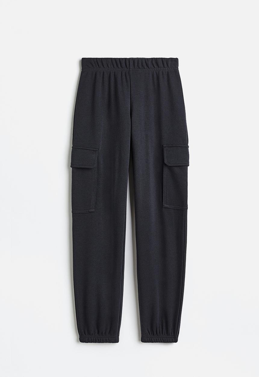 H&M - Cargo joggers - dark grey 