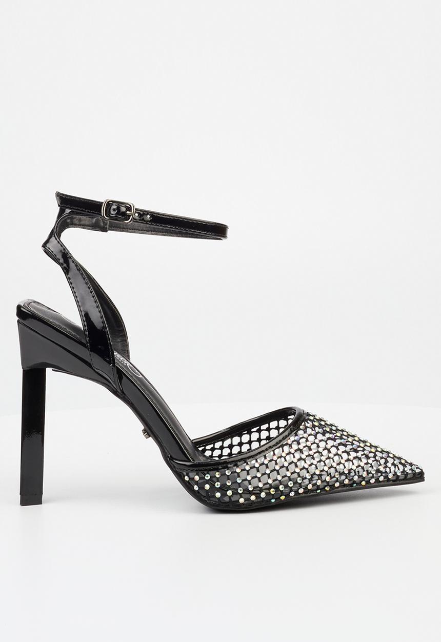 Miss Black - Bermuda 1 court heel - black
