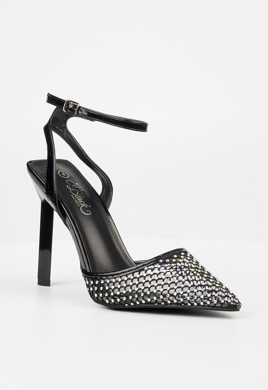 Miss Black - Bermuda 1 court heel - black