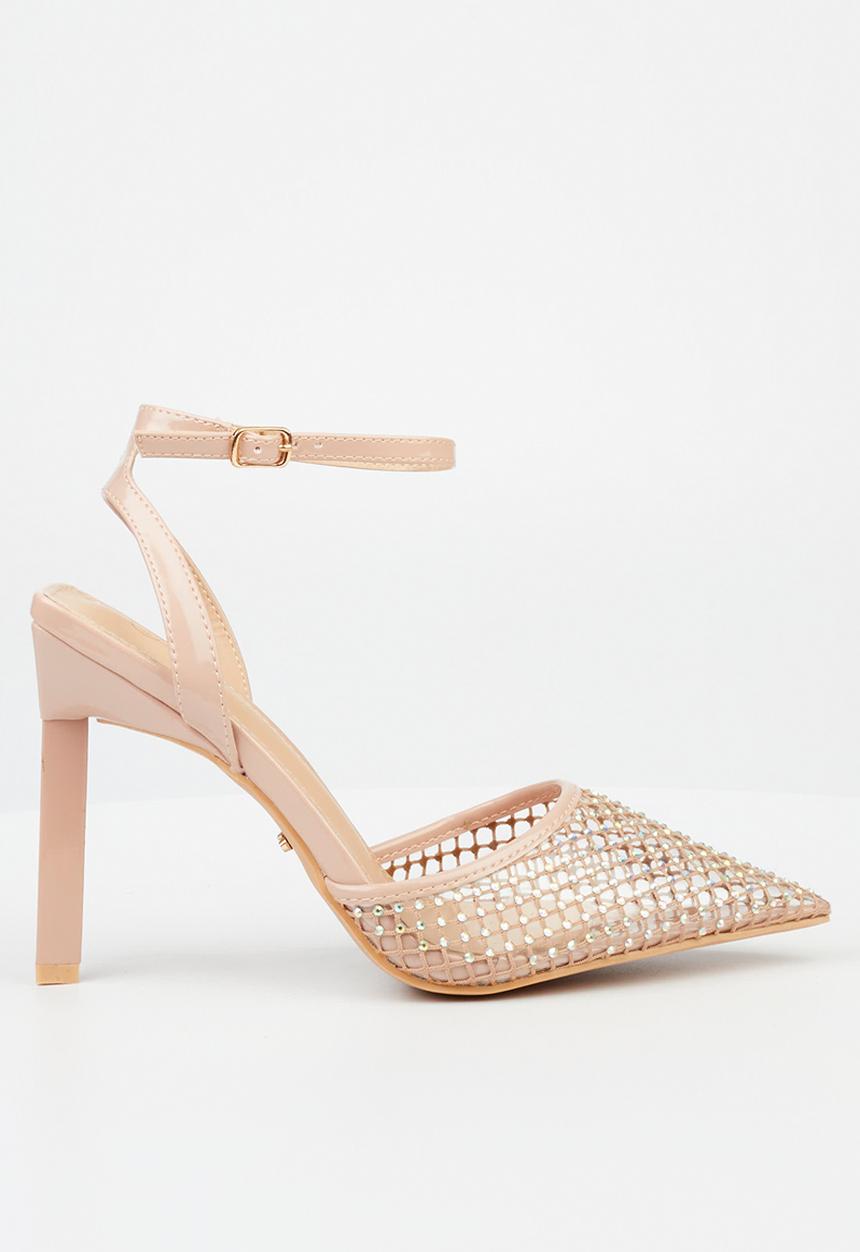 Miss Black - Bermuda 1 court heel - nude